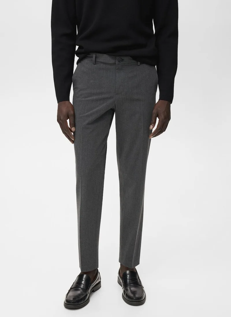 مانجو مان Bologna slim-fit comfort-stretch trousers