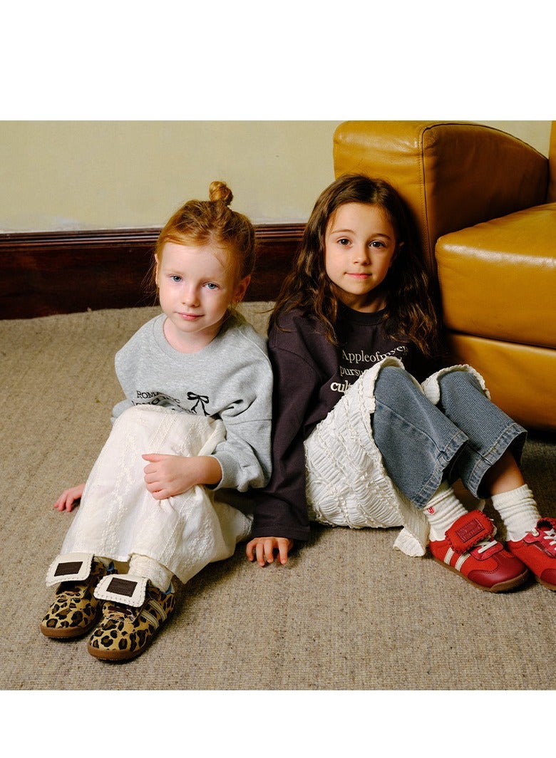 Flip Up Children's Shoes, Children's Sports Shoes, Moral Training Shoes, Spring And Autumn Styles - Image 3