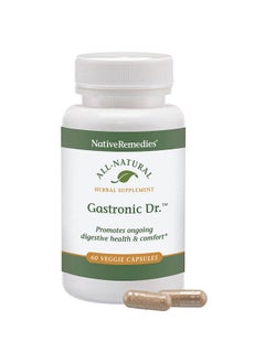 Native Remedies Gastronic Dr. All Natural Herbal Supplement For Healthy Digestion And Comfort After Meals Promotes A Healthy Stomach Lining And Balanced Stomach Acid Levels 60 Veggie Caps  - Image 3