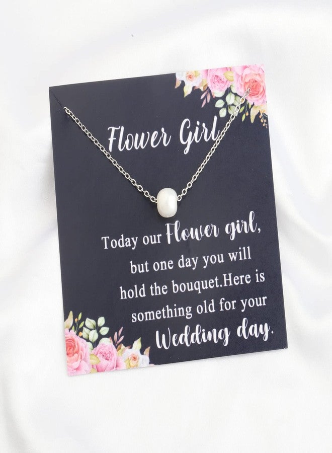 WUSUANED Flower G Gift Pearl Necklace Bridesmaid Gifts Wedding Party Jewelry Thank You Gifts Bridal Proposal Gift - Image 2
