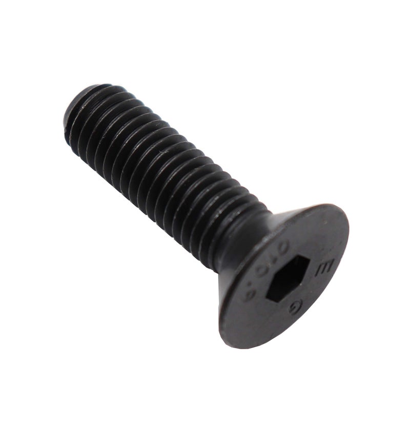binifiMux 10pcs M10x40mm Black Flat Countersunk Head Hex Socket Cap Bolts 109 Grade Alloy Steel