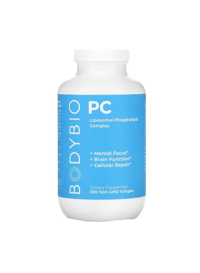 بودي بايو PC Liposomal Phospholipid Complex 300 Non GMO Softgels - Image 1