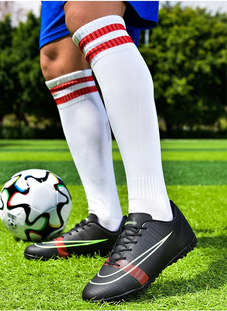 Generic Soccer Shoes Low Top Broken Nails Adult Men and Women Primary and Secondary School Students Teenagers TF Anti slip Wearproof Soccer Special Shoes  - Image 2