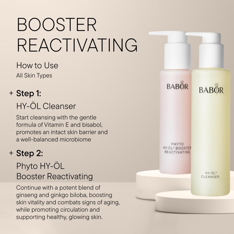 BABOR Phyto Hy-Ol Booster Reactivating, Antioxidant Daily Facial Cleanser with Green Coffee, Soothes and Reinvigorates Dull Skin, Non-Drying - Image 3
