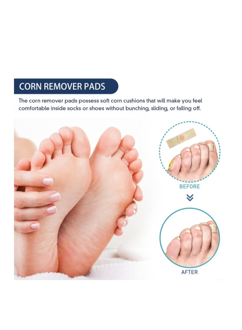 SOUTH MOON 24 Count Corn Removal Pads for Feet and Toe, Corn Feet Remover for Feet Extra Strength, Callous Remover - Image 5