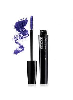 RADIANT PROFESSIONAL MAKE UP / HELLENICA Radiant Professional Studio Perfect Volume Mascara With Silicone Brush & Natural Wax For Healthy Voluminous Lashes Cruelty Free Lash Lengthening 0.30 Ounces Purple (03)  - Image 1