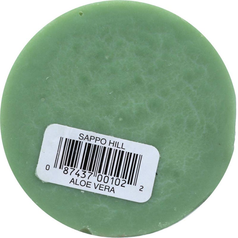 Sappo Hill Soapworks Glycerine Creme Soap Aloe Case of 12 35 oz - Image 3