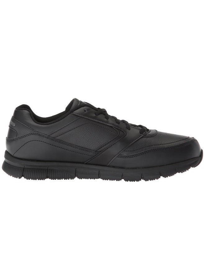 SKECHERS Nampa Food Service Shoe for men, Black Polyurethane, 41 EU - Image 2