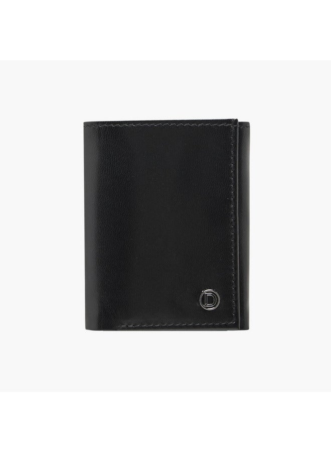 دوتشيني محفظة رجالية ثنائية الطي بلمسة معدنية - Image 1