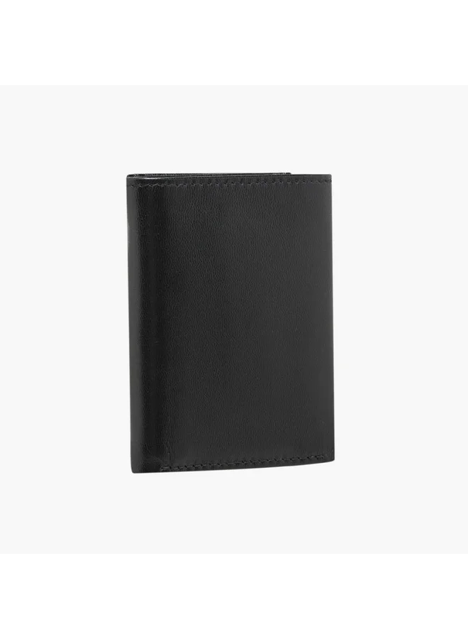دوتشيني Men Metal Accent Bi-Fold Wallet