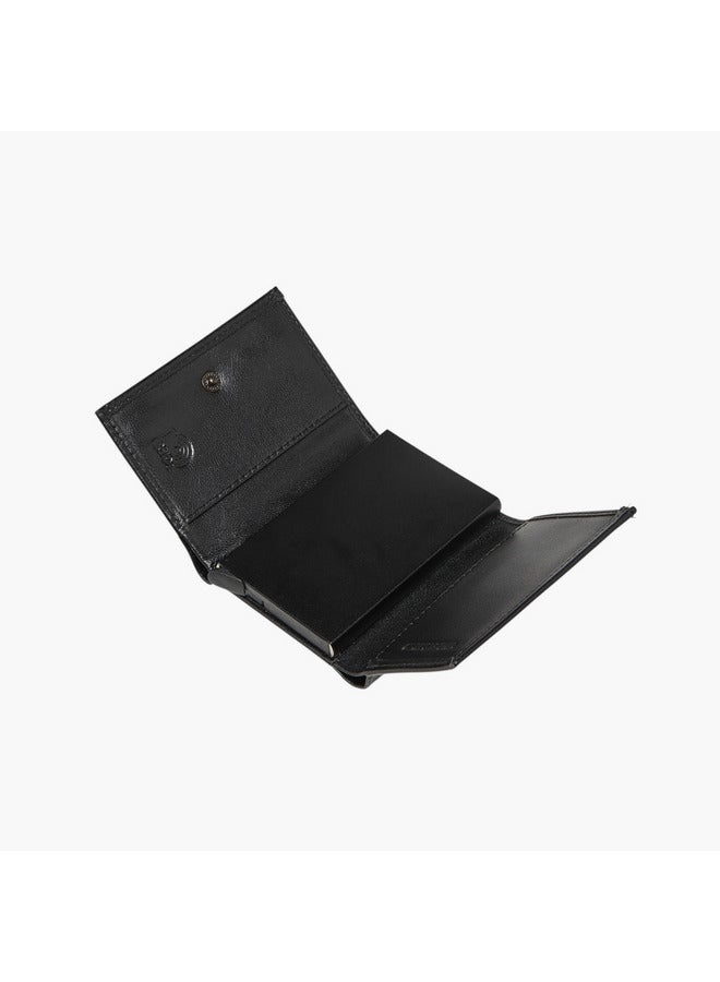 دوتشيني محفظة رجالية ثنائية الطي بلمسة معدنية - Image 5