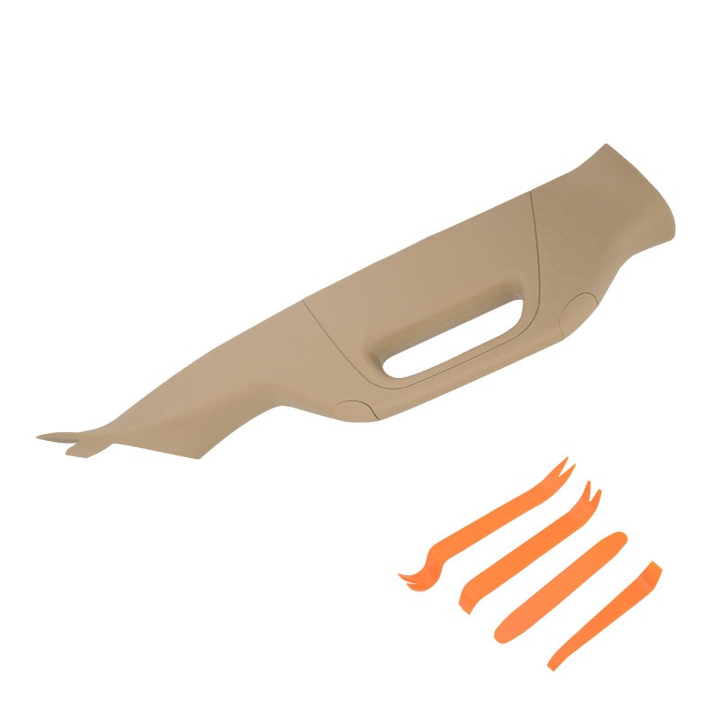 HQPASFY A Pillar Grab Handle Interior Trim Right Passenger Side Compatible with 2011 2012 2013 2014 2015 2016 Ford F250 F350 F450 F550 Super Duty Replace BC3Z2503598AA BC3Z2503598AA Tan
