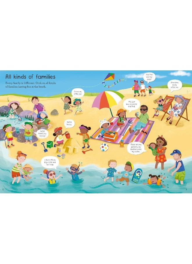 First Sticker Book Families