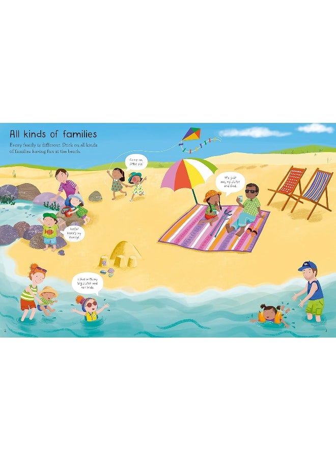 First Sticker Book Families