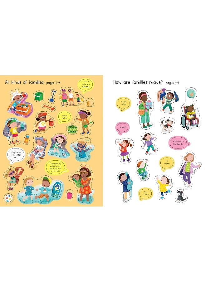 First Sticker Book Families
