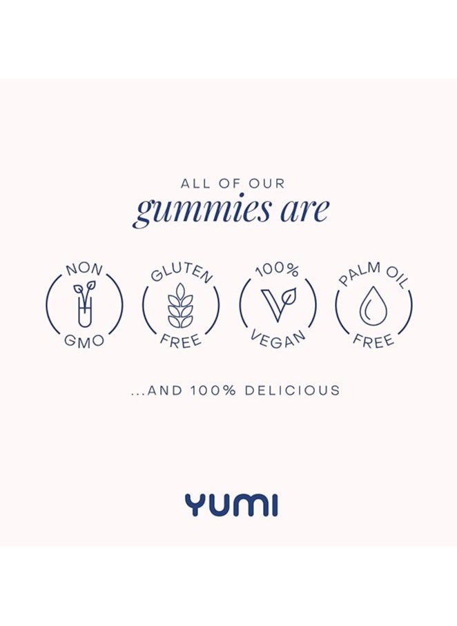 Yumi Nutrition - Yumi Nutrition Probiotic Gut Health Gummies | Effective for Digestion, Vegan and Gluten-Free  60 Gummies | Strawberry Flavour - Image 1