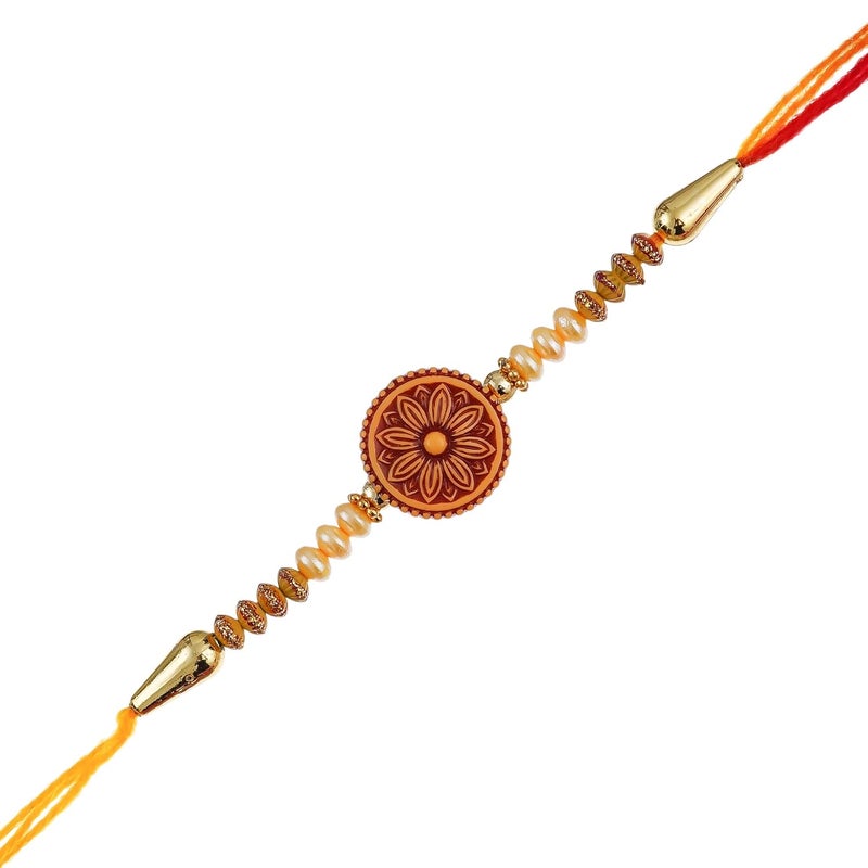 Ingo creation chudda rakhi for brother and bhabhi/bhaiya bhabhi rakhi set (Multicolour) - Image 4