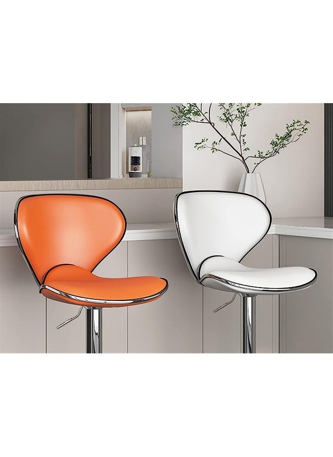 Generic - SUPAAR Bar Stools Height Adjustable Bar Stools Bar Chair 360° Rotatable Designer Counter Stool with Armrest Load Capacity 150 kg Seat Height Adjustable Bar chairs - Image 1