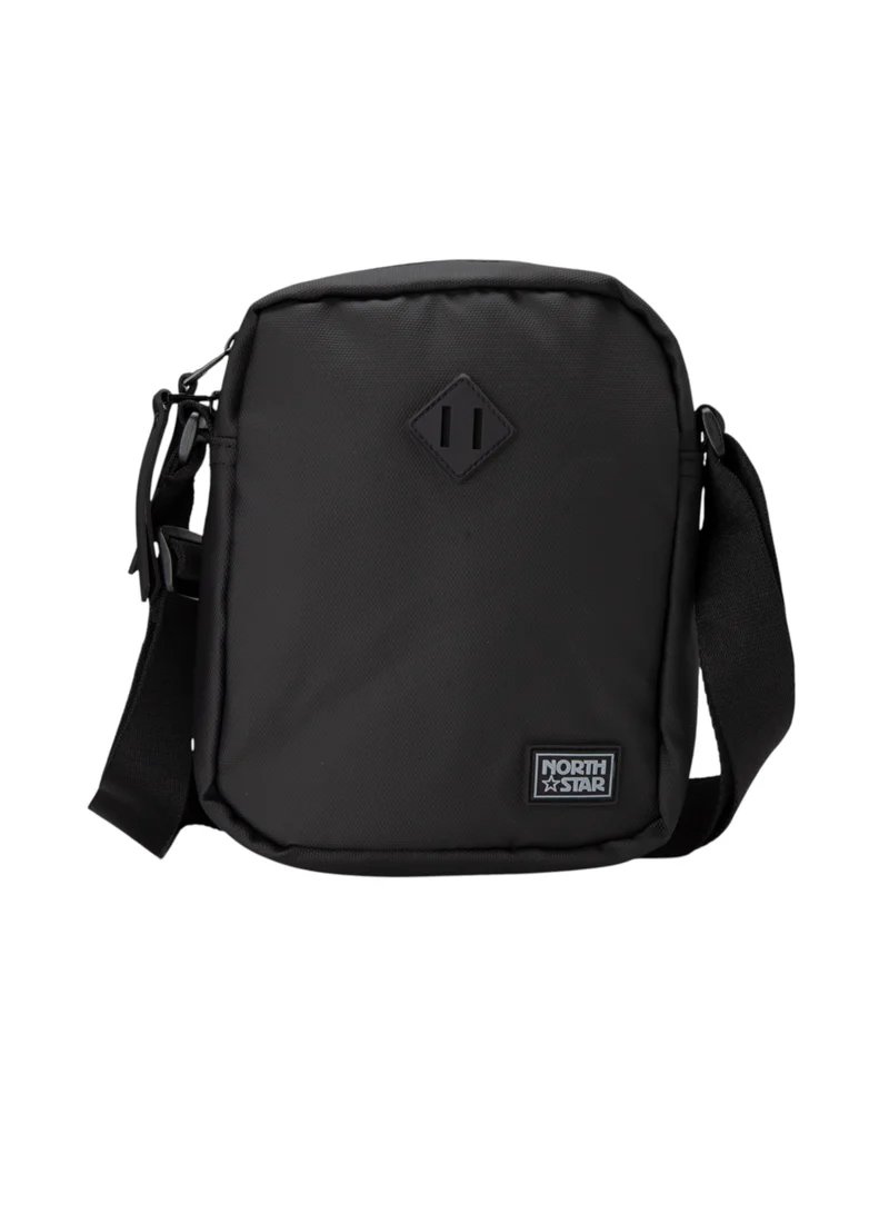 Bata Textured Messenger Bag Black