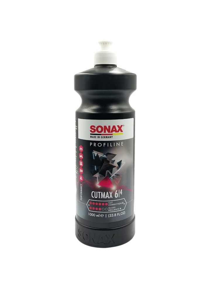 SONAX Profiline CutMax 6/4 1000ml Removes Sanding Marks of up to P1500 For Highest Cutting and Polishing results Sonax 02463000 - Image 3