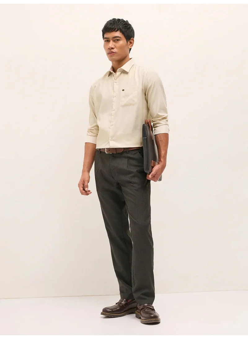 THE BEAR HOUSE Men’s Long Sleeve Shirt – Classic, Comfortable and Stylish Essential for Work, Travel or Casual Outings