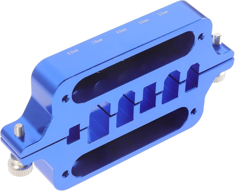 DOITOOL Aluminum Soldering Station for Rc Model Motors Durable Welding Insulate Station with Capacity Compatible Banana Plug Connectors Blue - Image 1