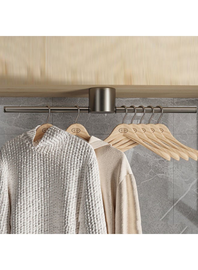 1pcs Minimalist Gun Gray Wall Mounted Towel Rack, No Punching Simple Storage Rack, Storage Towel Bar，Suitable For Bathroom,Bathroom, Kitchen - Image 5