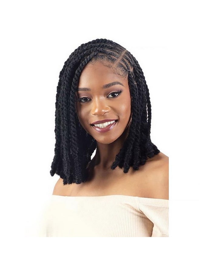 FREE TRESS Synthetic Braid - 3X Cuban Twist Soft & Natural 16" (1B)  - Image 3