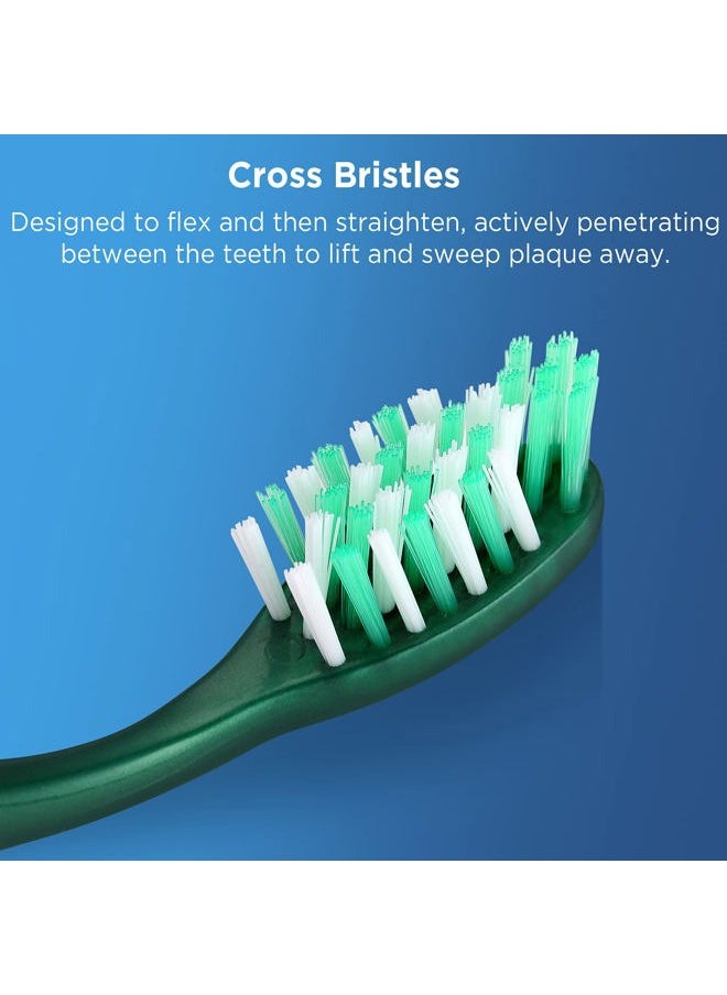 Fremouth Extra Firm Toothbrushes for Adults, Extra Hard Bristles, 6 Count  - Image 3