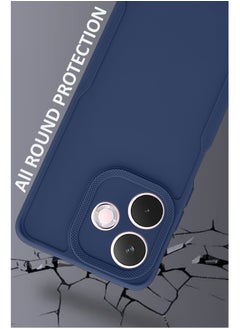 NAFCO Side Protective Bumper Silicone Case with Extra Frame Protection Compatible For Oppo A5 Pro - Blue  - Image 4