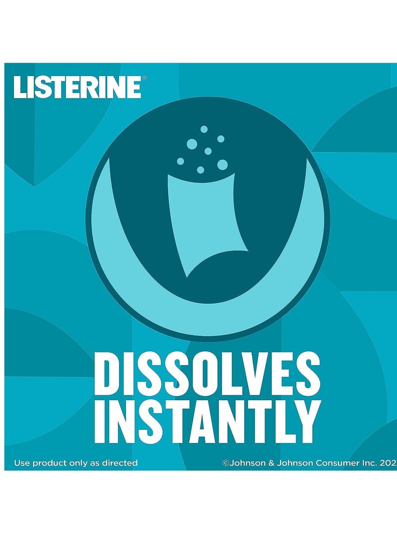 Listerine Listerine Cool Mint Pocketpaks Breath Strips Kills Bad Breath Germs, 24-Strip Pack, 3 Pack  - Image 5