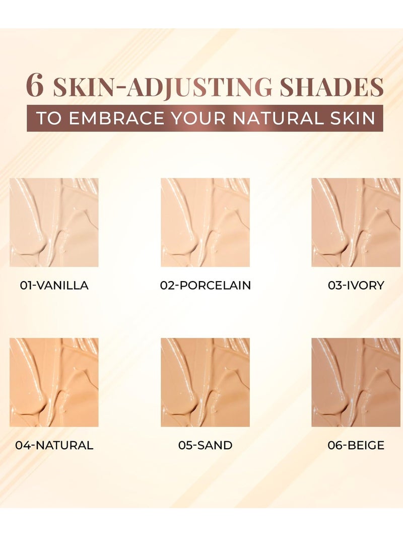 Just Herbs Just Herbs Medium to Full Coverage Liquorice Foundation Beige  - Image 3