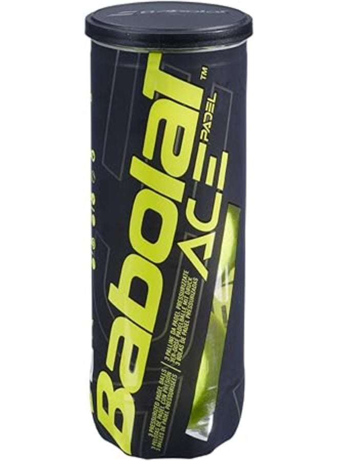 Babolat Babolat ACE Padel X3 Balls – Competitive, High‑Durability 3‑Ball Can - Image 4