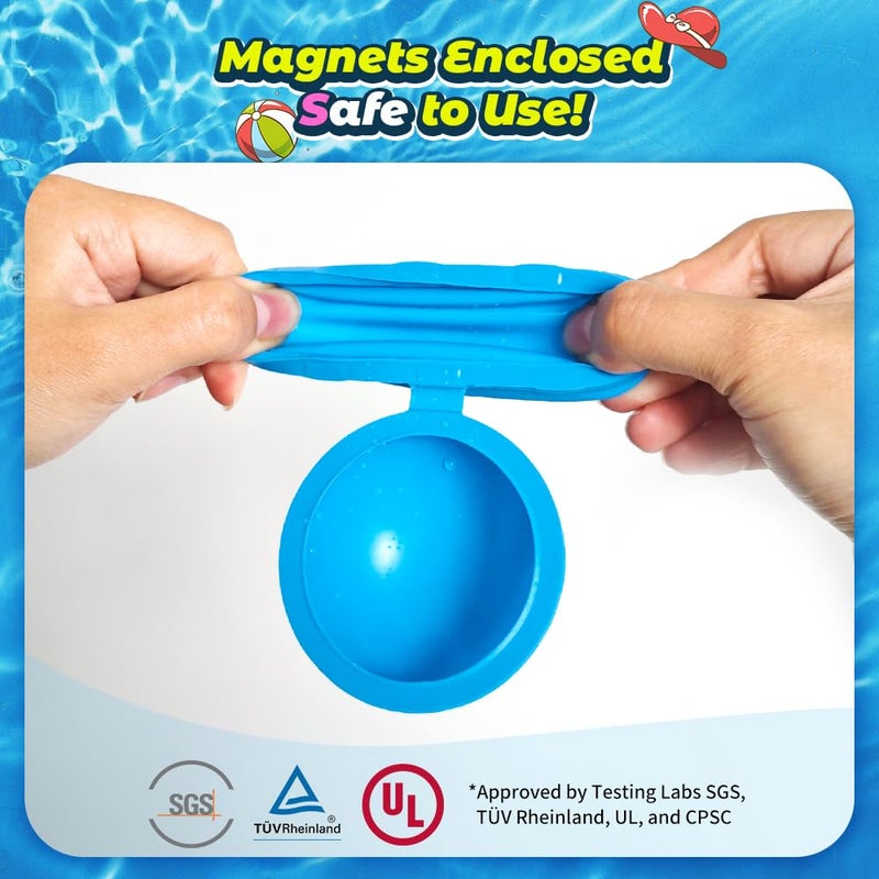 Smirodi SOPPYCID Reusable Water Balloons, Easy Quick Fill & Self-Sealing Water Bombs, Soft Silicone Water Splash Ball, Magnetic Water Ball for Outdoor Games, Summer Party(8Pcs) - Image 4