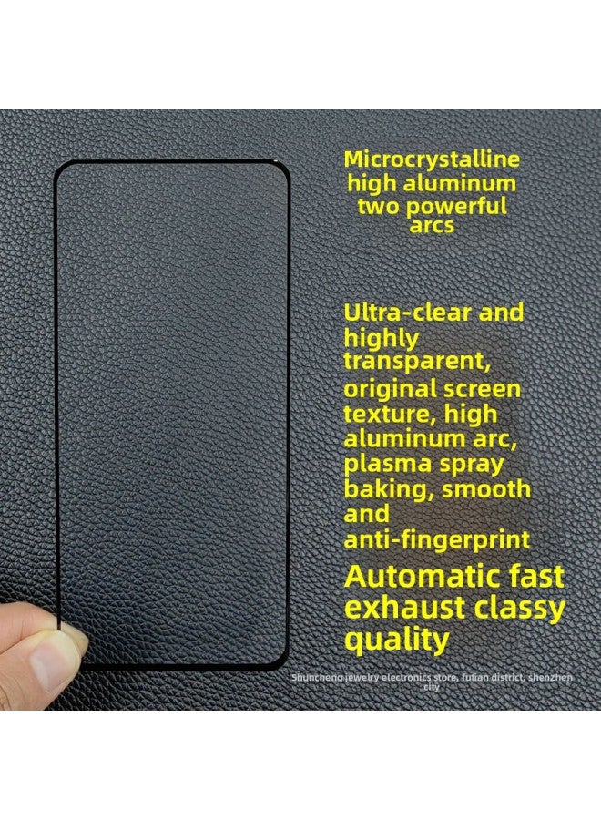 Applicable SAMSUNG A06 High Aluminum Large Arc Film A53 Privacy Anti-peep Film A16 S24FE Full Screen Film M32-Color:microcrystalline High Aluminum Two Powerful Arc-Dimensions:M53 5G/ M54 5G/ F54 5G