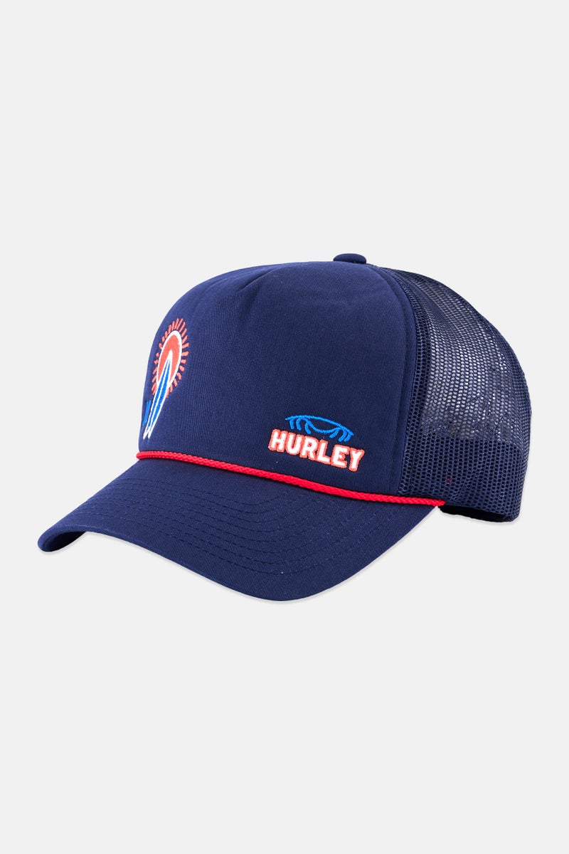 Hurley Men Embroiderd Adjustable Tucker Cap, Navy - Image 1