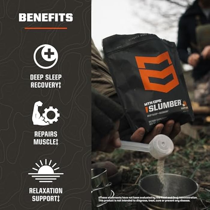 MTN OPS Slumber Sleep Aid for Muscle Recovery & Deep Sleep, Sleepy Chai Sleep Support Powder Drink Mix, 30 Servings - Image 4
