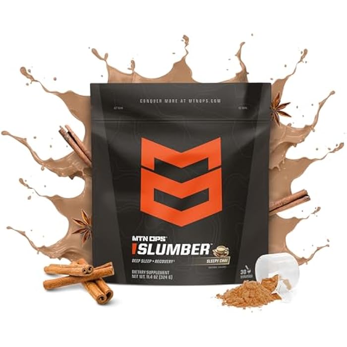 MTN OPS Slumber Sleep Aid for Muscle Recovery & Deep Sleep, Sleepy Chai Sleep Support Powder Drink Mix, 30 Servings - Image 2