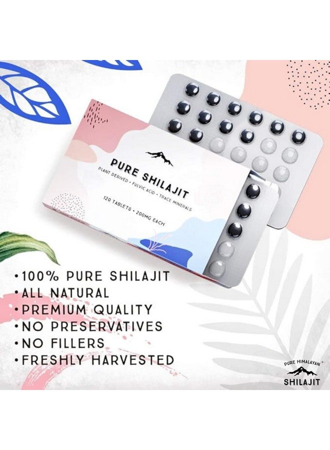 Pure Himalayan Shilajit Dry Drops (90 Tablets - 200mg Each) Maximum Potency Pure Shilajit for Men with 85+ Trace Minerals & Fulvic Acid for Metabolism, Energy & Immune Support - Image 3