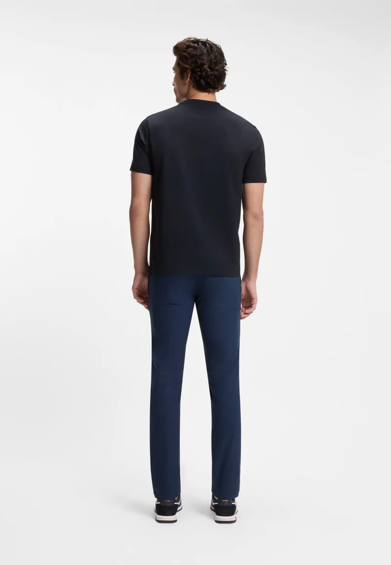 بوس Cotton-jersey T-shirt with printed artwork