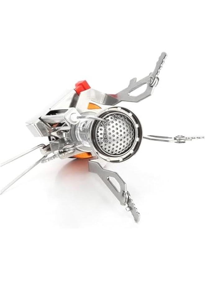 HOOKOR Portable Camping Stoves Backpacking Stove with Piezo Ignition Stable Support Wind-Resistance Camp Stove for Outdoor Camping Hiking Cooking  - Image 2