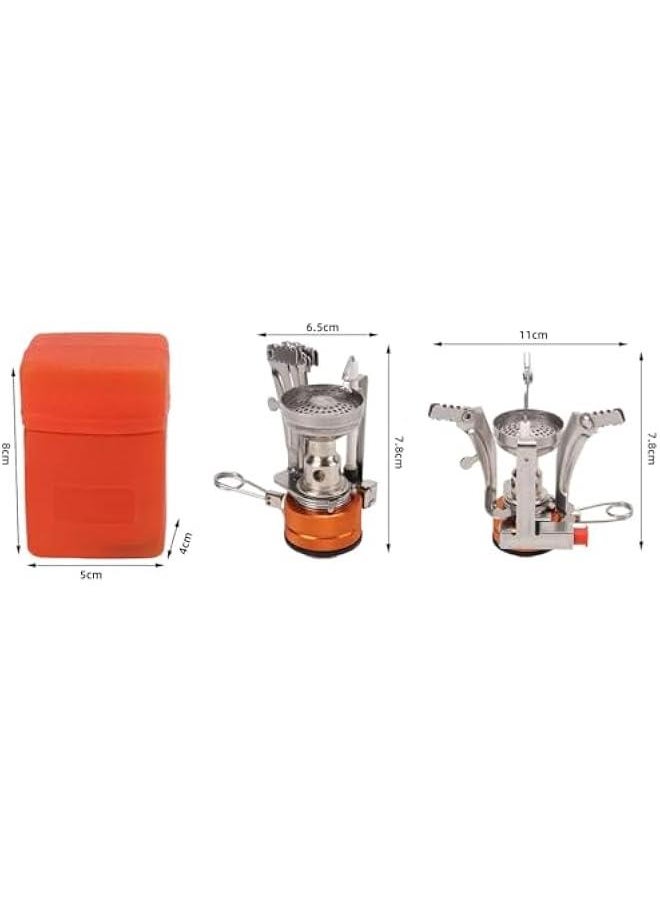HOOKOR Portable Camping Stoves Backpacking Stove with Piezo Ignition Stable Support Wind-Resistance Camp Stove for Outdoor Camping Hiking Cooking  - Image 5
