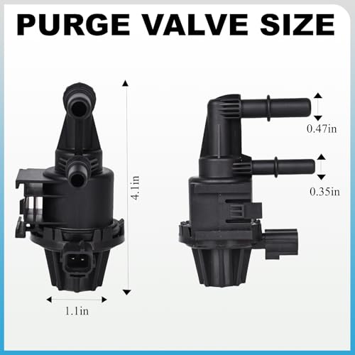 PANNUOSCS Vapor Canister Purge Valve 911-281 Compatible with 2008 2009 2010 2011 2012 Ford Escape Fusion Focus Flex Taurus/Lincoln MKZ MKS MKT/Mercury Mountaineer Milan Evap Purge Valve Solenoid 7U5Z9C915D - Image 3