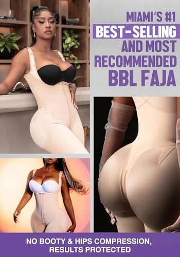 Snatched Body Fajas Colombianas Moldeadoras | Stage 1 Faja Post Surgery BBL Lipo 360 | Full Body Faja for Women Knee Length Compression Garment Black XS - Image 3