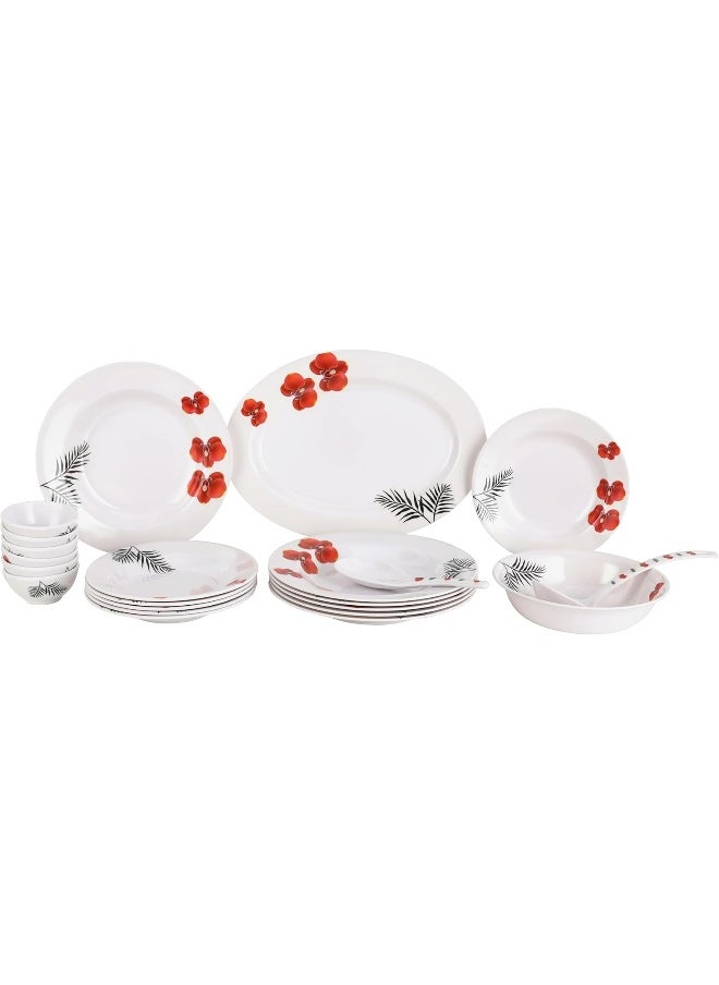DELCASA - Delcasa DC3393 Melamine Dinner Set 22-Piece Set - Image 1