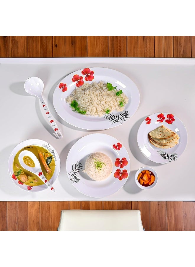 DELCASA - Delcasa DC3393 Melamine Dinner Set 22-Piece Set - Image 1