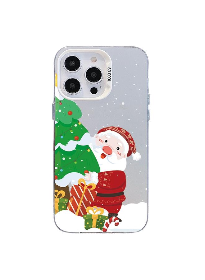 S-TOP Case For iPhone 12 Pro Max Christmas Series PC Full Coverage Pattern Phone Case - Image 1