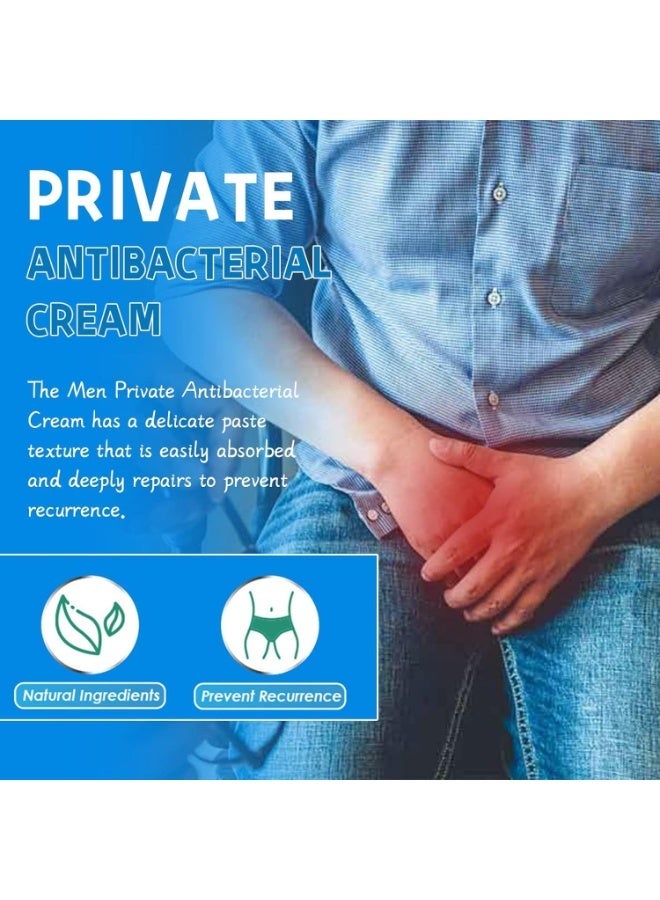 SOUTH MOON Private Antibacterial Cream 20g, Topical Relief Skin Itching, Anti Inflammatory Dermatitis Bacteriostasis Ointment, Male Care Skin Cream - Image 3