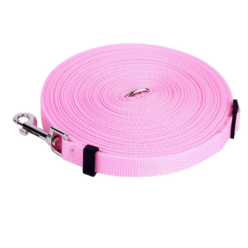 Pink Dog Training Leash 32 8FT Heavy Duty Long Rope for Large Medium Small Dogs - Image 2