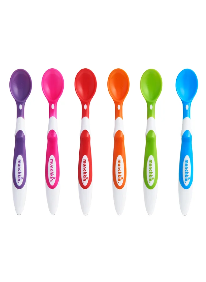 مونشكين Soft Tip Infant Spoons, Pack of 6